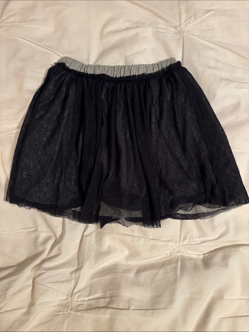 Tea Collection Black Layered Tulle Skater Skirt girls size 5T